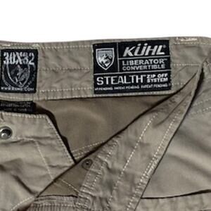 Kuhl Liberator Convertible 30x32 Gorpcore Stealth Zipoff Technical Pants Shorts